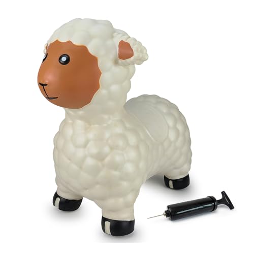JAMARA 460590 - Hüpftier Schaf mit Pumpe - BPA-Frei bis 50 kg, fördert den Gleichgewichtssinn und die motorischen Fähigkeiten, robust und widerstandsfähig, pflegeleicht JAMARA 460590 - Hüpftier Schaf mit Pumpe - BPA-Frei bis 50 kg, fördert den Gleichgewichtssinn und die motorischen Fähigkeiten, robust und widerstandsfähig, pflegeleicht von JAMARA