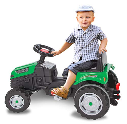 JAMARA 460795 - Trettraktor Strong Bull - Kippschutz, Antrieb durch Treten der Pedale, leichtgängiges Lenkradsystem, verstellbarer Sitz, Hupe, Anhängerkupplung, Maximalgewicht 60 KG JAMARA 460795 - Trettraktor Strong Bull - Kippschutz, Antrieb durch Treten der Pedale, leichtgängiges Lenkradsystem, verstellbarer Sitz, Hupe, Anhängerkupplung, Maximalgewicht 60 KG von JAMARA