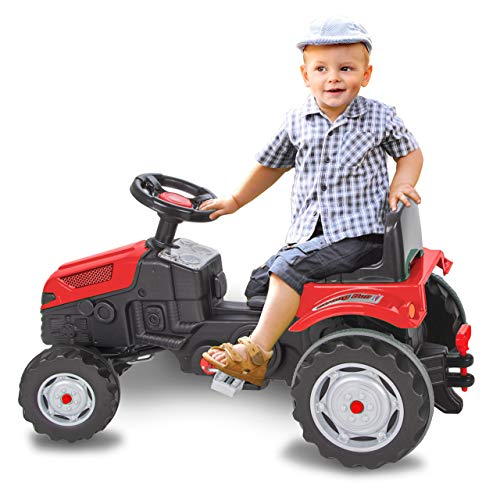 JAMARA 460796 - Trettraktor Strong Bull - Kippschutz, Antrieb durch Treten der Pedale, leichtgängiges Lenkradsystem, verstellbarer Sitz, Hupe, Anhängerkupplung, Maximalgewicht 60 KG JAMARA 460796 - Trettraktor Strong Bull - Kippschutz, Antrieb durch Treten der Pedale, leichtgängiges Lenkradsystem, verstellbarer Sitz, Hupe, Anhängerkupplung, Maximalgewicht 60 KG von JAMARA