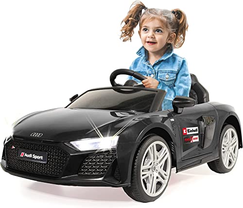 JAMARA 461807 Ride-on Audi R8 Spyder 18V Einhell Power X-Change inkl. Starter Set-Schnellwechsel-Akku System, offiziell lizenziert, Bluetooth, Elektroauto, schwarz JAMARA 461807 Ride-on Audi R8 Spyder 18V Einhell Power X-Change inkl. Starter Set-Schnellwechsel-Akku System, offiziell lizenziert, Bluetooth, Elektroauto, schwarz von JAMARA