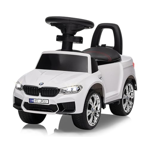 JAMARA 464015 Rutscher BMW M5, Car Fahrzeug, Spielzeug Kinderauto Kids, ab 12 Monate, Musik, Kippschutz, Kofferraum, Flüsterreifen, Hupe am Lenkrad, Schub- und Haltegriff JAMARA 464015 Rutscher BMW M5, Car Fahrzeug, Spielzeug Kinderauto Kids, ab 12 Monate, Musik, Kippschutz, Kofferraum, Flüsterreifen, Hupe am Lenkrad, Schub- und Haltegriff von JAMARA