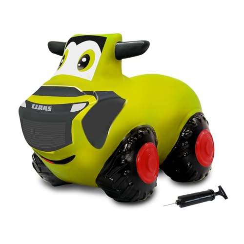 JAMARA 466010 Claas, Spielzeug Hüpftraktor, aufblasbares Gartenspielzeug, BPA frei, mit Pumpe, ab 12 Monate, Fördert Gleichgewichtssinn & motorische Fähigkeiten, grün JAMARA 466010 Claas, Spielzeug Hüpftraktor, aufblasbares Gartenspielzeug, BPA frei, mit Pumpe, ab 12 Monate, Fördert Gleichgewichtssinn & motorische Fähigkeiten, grün von JAMARA