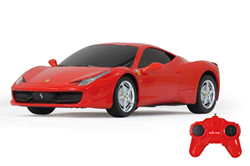 JAMARA Ferrari 458 Italia 1:24 2,4GHz - offiziell lizenziert, ca zu 1 Stunde Fahrzeit bei ca. 9 Km/h, perfekt nachgebildete Details, hochwertige Verarbeitung JAMARA Ferrari 458 Italia 1:24 2,4GHz - offiziell lizenziert, ca zu 1 Stunde Fahrzeit bei ca. 9 Km/h, perfekt nachgebildete Details, hochwertige Verarbeitung von JAMARA