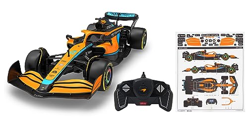 JAMARA McLaren MCL36 1:18 2,4GHz - 2,4GHz für Mehrspielerbetrieb, offiziell lizenziert, originalgetreue Lackierung, RC-Auto, Orange von JAMARA