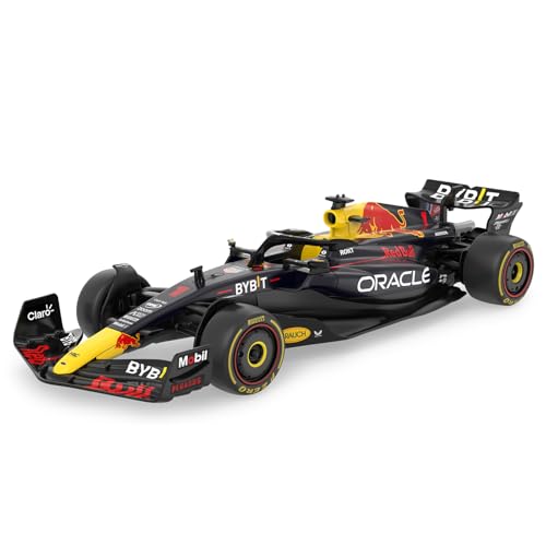 JAMARA Oracle Red Bull Racing RB19 Diecast 1:24 dunkelblau - Offiziell lizenziert, originalgetreue Lackierung, Spielzeugauto JAMARA Oracle Red Bull Racing RB19 Diecast 1:24 dunkelblau - Offiziell lizenziert, originalgetreue Lackierung, Spielzeugauto von JAMARA