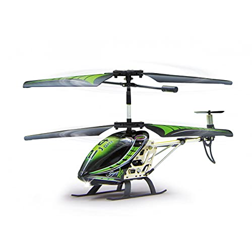 Jamara 038150 Gyro V2 2,4G - Turbo, flexible Rotorblätter mit Winglets, robustes Aluchassis, Motorschutz bei blockierten Rotorblättern, welchselbarer LiPo-Akku, Licht ein / aus, Demomodus von JAMARA