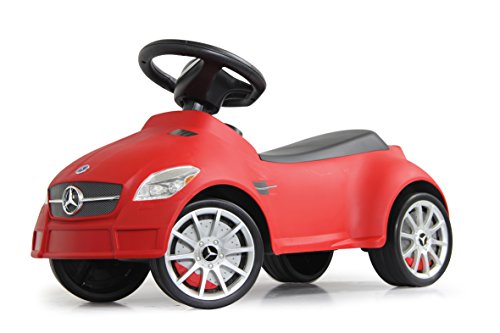 Jamara 460205 - Rutscher Mercedes SLK55AMG rot – Kippschutz, Flüsterreifen, echte Scheinwerferattrappen, Hupe, dem Original nachempfundenen Kühlergrill, offiziell lizenziert, wertige Verarbeitung Jamara 460205 - Rutscher Mercedes SLK55AMG rot – Kippschutz, Flüsterreifen, echte Scheinwerferattrappen, Hupe, dem Original nachempfundenen Kühlergrill, offiziell lizenziert, wertige Verarbeitung von JAMARA