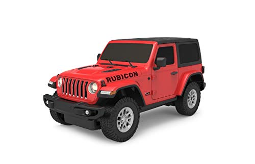 Jeep Wrangler JL 1:24 2,4GHz - offiziell lizenziert, ca zu 1 Stunde Fahrzeit bei ca. 9 Km/h, perfekt nachgebildete Details, hochwertige Verarbeitung, Rot Jeep Wrangler JL 1:24 2,4GHz - offiziell lizenziert, ca zu 1 Stunde Fahrzeit bei ca. 9 Km/h, perfekt nachgebildete Details, hochwertige Verarbeitung, Rot von JAMARA
