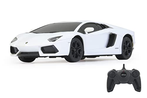 Lamborghini Aventador 1:24 2,4GHz - offiziell lizenziert, ca zu 1 Stunde Fahrzeit bei ca. 9 Km/h, perfekt nachgebildete Details, hochwertige Verarbeitung, Weiß Lamborghini Aventador 1:24 2,4GHz - offiziell lizenziert, ca zu 1 Stunde Fahrzeit bei ca. 9 Km/h, perfekt nachgebildete Details, hochwertige Verarbeitung, Weiß von JAMARA