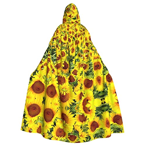 JAMCHE Sonnenblumen-Druck-Kapuzenumhang für Weihnachten, Halloween, Cosplay-Kostüme JAMCHE Sonnenblumen-Druck-Kapuzenumhang für Weihnachten, Halloween, Cosplay-Kostüme von JAMCHE