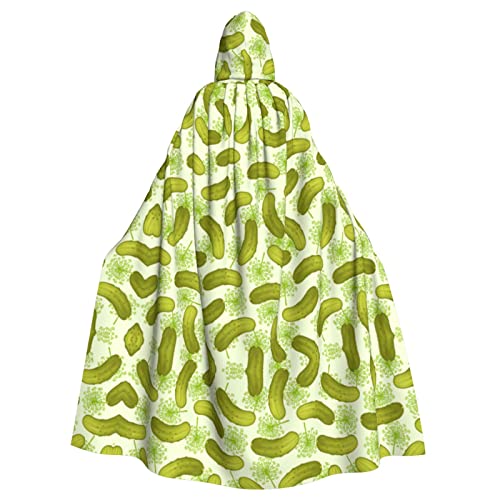 JAMCHE Sushi Dill Pickles Print Hooded Cloak For Christmas Halloween Cosplay Costumes von JAMCHE