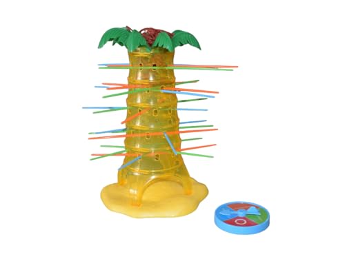JAMERPD Verrückte Affen, Kinderspiel, Brettspiele Tumblin' Monkeys. Verrückte Affen mit Roulette, Brettspiele Kinder ab 3 Jahren, 2-4 Spieler, Geschenk für Kinder, interaktives Spielzeug von JAMERPD