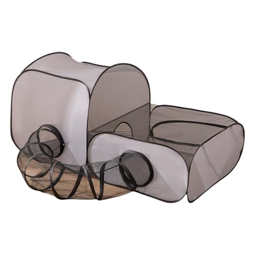 Faltbares multifunktionales Katzenzelt mit erweiterbarem Spieltunnel, umwandelbar zu tragbaren Haustier-Tragetaschen, für Outdoor-Reisen, Katzen-Unterschlupf mit Spieltunnel Faltbares multifunktionales Katzenzelt mit erweiterbarem Spieltunnel, umwandelbar zu tragbaren Haustier-Tragetaschen, für Outdoor-Reisen, Katzen-Unterschlupf mit Spieltunnel von JAMNGHB
