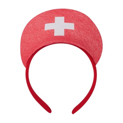 JAMNGHB Kreuze Krankenschwestermütze, Stirnbänder, schöne Krankenschwester-Kopfbedeckung, langlebig, Stirnbänder für Themenversammlungen JAMNGHB Kreuze Krankenschwestermütze, Stirnbänder, schöne Krankenschwester-Kopfbedeckung, langlebig, Stirnbänder für Themenversammlungen von JAMNGHB
