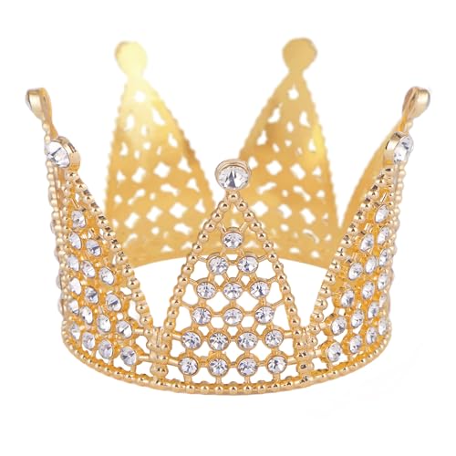 JAMNGHB Kristallbesetzte Prinzessinnen-Party-Krone, bequemer Kopfschmuck aus Legierung, für Mädchen, Geburtstag, Feiern, ab 3 Jahren, Mehrzweck-Kopfbedeckung für Kinder JAMNGHB Kristallbesetzte Prinzessinnen-Party-Krone, bequemer Kopfschmuck aus Legierung, für Mädchen, Geburtstag, Feiern, ab 3 Jahren, Mehrzweck-Kopfbedeckung für Kinder von JAMNGHB