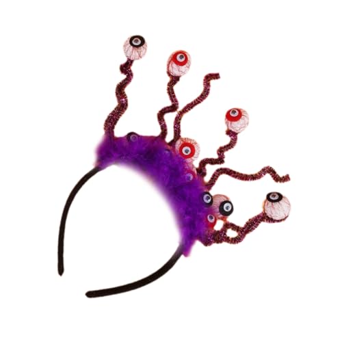 JAMNGHB Pfeifenaugen-Haarreif für Erwachsene und Kinder, Party-Requisiten, Stirnband, Cosplay, Kostüm, gruseliges Haarband, Halloween-Zubehör JAMNGHB Pfeifenaugen-Haarreif für Erwachsene und Kinder, Party-Requisiten, Stirnband, Cosplay, Kostüm, gruseliges Haarband, Halloween-Zubehör von JAMNGHB