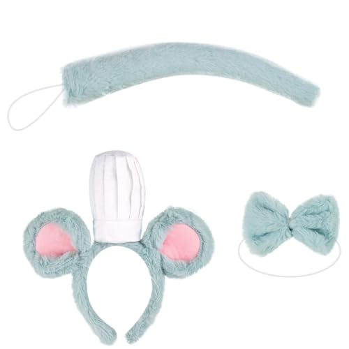 JAMNGHB Plüsch-Maus-Ohren-Haarbänder, Kochmütze, Dekoration, Kopfschmuck, universal, Kopfschmuck für Cosplay-Liebhaber JAMNGHB Plüsch-Maus-Ohren-Haarbänder, Kochmütze, Dekoration, Kopfschmuck, universal, Kopfschmuck für Cosplay-Liebhaber von JAMNGHB