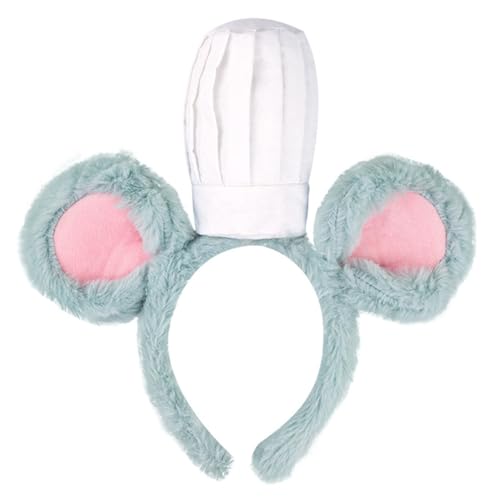 JAMNGHB Plüsch-Maus-Ohren-Haarbänder, Kochmütze, Dekoration, Kopfschmuck, universal, Kopfschmuck für Cosplay-Liebhaber JAMNGHB Plüsch-Maus-Ohren-Haarbänder, Kochmütze, Dekoration, Kopfschmuck, universal, Kopfschmuck für Cosplay-Liebhaber von JAMNGHB