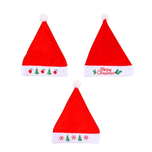 JAMNGHB Plüsch-Weihnachts-Kopfbedeckung, bestickter Rand für Neujahrs- und Weihnachtsfeier JAMNGHB Plüsch-Weihnachts-Kopfbedeckung, bestickter Rand für Neujahrs- und Weihnachtsfeier von JAMNGHB