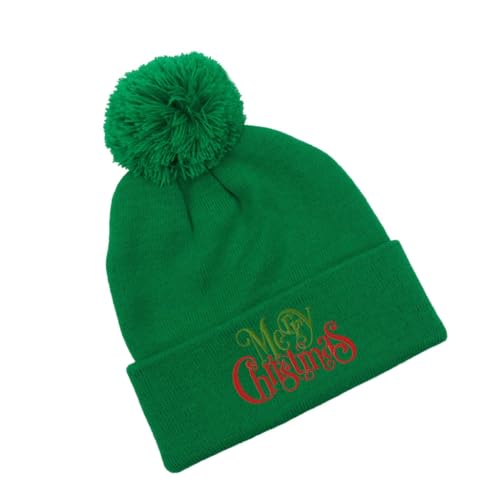 JAMNGHB Verstellbare Mütze, warm, gestrickt, Weihnachtsmütze, fröhliche Feiertagskopfbedeckung JAMNGHB Verstellbare Mütze, warm, gestrickt, Weihnachtsmütze, fröhliche Feiertagskopfbedeckung von JAMNGHB