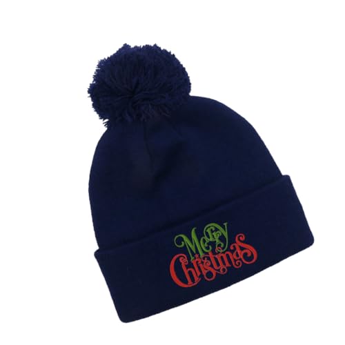 JAMNGHB Verstellbare Mütze, warm, gestrickt, Weihnachtsmütze, fröhliche Feiertagskopfbedeckung JAMNGHB Verstellbare Mütze, warm, gestrickt, Weihnachtsmütze, fröhliche Feiertagskopfbedeckung von JAMNGHB