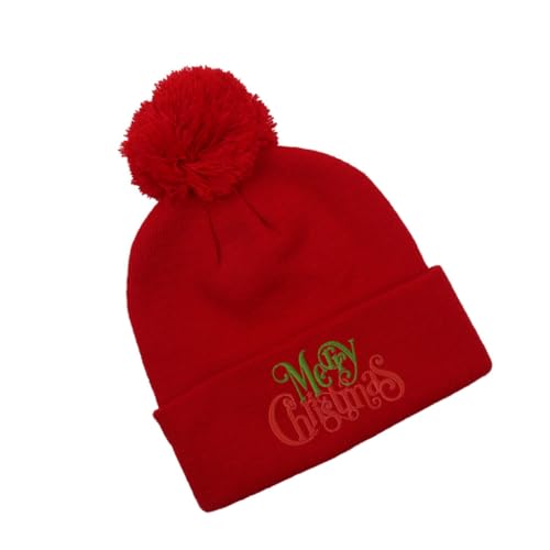 JAMNGHB Verstellbare Mütze, warm, gestrickt, Weihnachtsmütze, fröhliche Feiertagskopfbedeckung JAMNGHB Verstellbare Mütze, warm, gestrickt, Weihnachtsmütze, fröhliche Feiertagskopfbedeckung von JAMNGHB