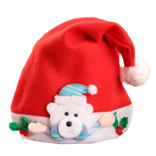 JAMNGHB Verstellbare Mützen, warm, gestrickt, Weihnachtsmütze, fröhliche Feiertagskopfbedeckung JAMNGHB Verstellbare Mützen, warm, gestrickt, Weihnachtsmütze, fröhliche Feiertagskopfbedeckung von JAMNGHB