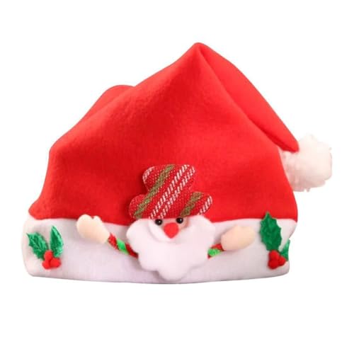 JAMNGHB Verstellbare Mützen, warm, gestrickt, Weihnachtsmütze, fröhliche Feiertagskopfbedeckung JAMNGHB Verstellbare Mützen, warm, gestrickt, Weihnachtsmütze, fröhliche Feiertagskopfbedeckung von JAMNGHB