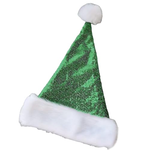 JAMNGHB Weihnachtsmannmützen mit Pailletten, für Weihnachten, Feiern, Partys, Versammlungen JAMNGHB Weihnachtsmannmützen mit Pailletten, für Weihnachten, Feiern, Partys, Versammlungen von JAMNGHB