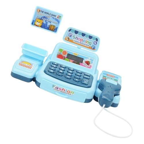 Kinderkassen-Set mit Spielgeld, interaktives Lernspielzeug zum Zählen von Übungen, sicheres Vorschulkassen-Spielset Kinderkassen-Set mit Spielgeld, interaktives Lernspielzeug zum Zählen von Übungen, sicheres Vorschulkassen-Spielset von JAMNGHB