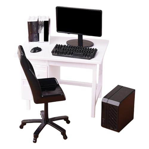 Miniatur-Büromöbel-Set mit einstellbaren Layouts für Modellbau und kreative Einrichtungen Puppenhäuser Bürozubehör Miniatur-Büromöbel-Set mit einstellbaren Layouts für Modellbau und kreative Einrichtungen Puppenhäuser Bürozubehör von JAMNGHB
