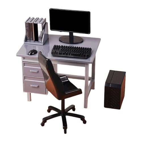 Miniatur-Büromöbel-Set mit einstellbaren Layouts für Modellbau und kreative Einrichtungen Puppenhäuser Bürozubehör Miniatur-Büromöbel-Set mit einstellbaren Layouts für Modellbau und kreative Einrichtungen Puppenhäuser Bürozubehör von JAMNGHB