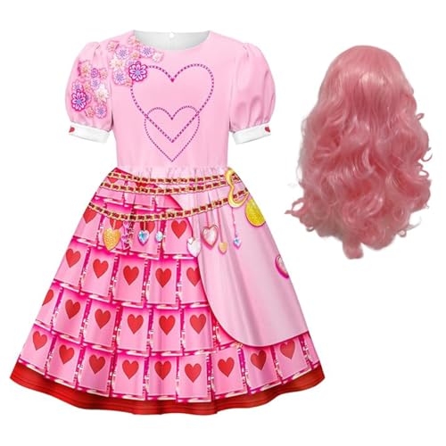 JANGZIIA Rise of Red costume Descendant 4 Movie Cosplay Kostüm Kinder Mädchen, Kleid Kinder Karneval Halloween Geburtstag Party Dress Up für Kinder 3-13 Jahre JANGZIIA Rise of Red costume Descendant 4 Movie Cosplay Kostüm Kinder Mädchen, Kleid Kinder Karneval Halloween Geburtstag Party Dress Up für Kinder 3-13 Jahre von JANGZIIA