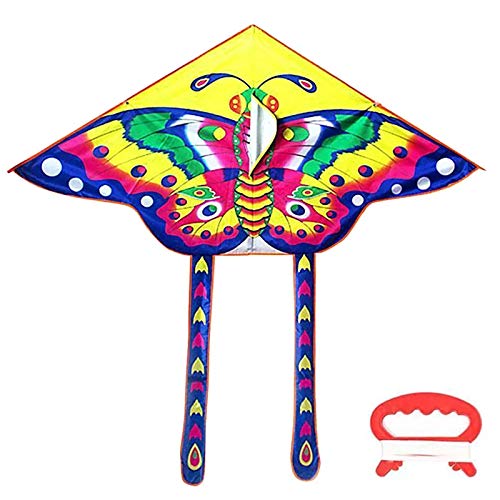 JANZU Kite Tail Nylon AußEn Drachen Flug Spielzeug für Kinder Kinder Kite Surf mit 50M Drachen Linie Hohe QualitäT von JANZU