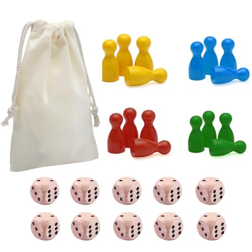 JAONLD 160 Stück Spielfiguren für Brettspiele und 10 Stück Würfel Con eine Tasche mit,Spielfiguren Holz Halmakegel Spielfiguren für Brettspiele Bunte,Gesellschaftsspiel für die Ganze Familie JAONLD 160 Stück Spielfiguren für Brettspiele und 10 Stück Würfel Con eine Tasche mit,Spielfiguren Holz Halmakegel Spielfiguren für Brettspiele Bunte,Gesellschaftsspiel für die Ganze Familie von JAONLD