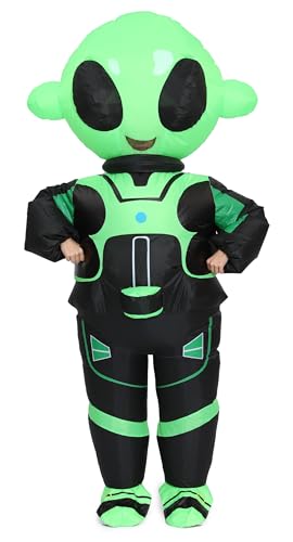 JASHKE Aufblasbares Alien Kostüm Alien Kostüme Erwachsene Aufblasbare Halloween Kostüme Karneval Kostüme für Erwachsene von JASHKE