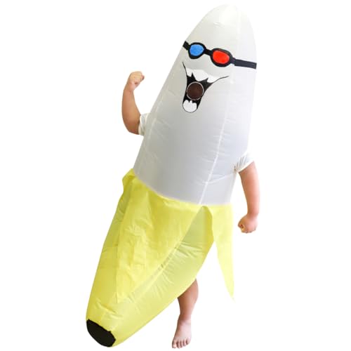 JASHKE Aufblasbares Bananenkostüm Aufblasbare Bananenkostüme Aufblasbares Kostüm für Erwachsene Männer Frauen Kostüm für Karneval Halloween Weihnachten JASHKE Aufblasbares Bananenkostüm Aufblasbare Bananenkostüme Aufblasbares Kostüm für Erwachsene Männer Frauen Kostüm für Karneval Halloween Weihnachten von JASHKE