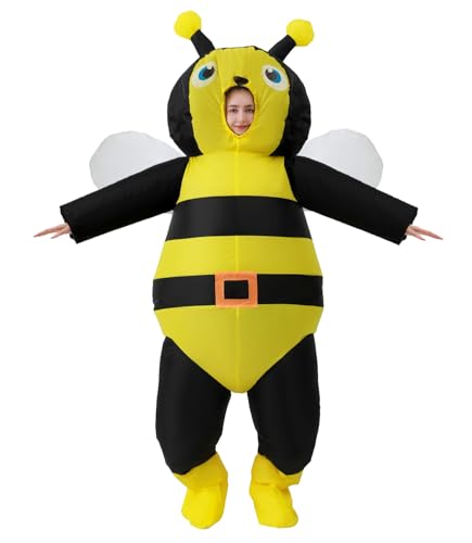 JASHKE Aufblasbares Bienenkostüm Aufblasbare Kostüme für Erwachsene Aufblasbare Halloweenkostüme Karnevalskostüme Erwachsene JASHKE Aufblasbares Bienenkostüm Aufblasbare Kostüme für Erwachsene Aufblasbare Halloweenkostüme Karnevalskostüme Erwachsene von JASHKE