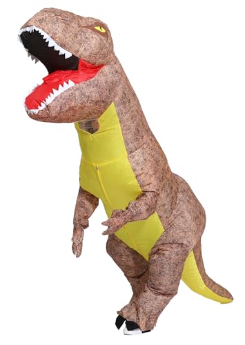 JASHKE Dinosaurier Kostüm Erwachsene Aufblasbare Dinosaurier Kostüme T rex Kostüm für Erwachsene von JASHKE