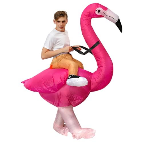 JASHKE Flamingo Kostüm Aufblasbares Kostüm Flamingo Aufblasbare Kostüme Erwachsene Flamingo Kostüm Erwachsene von JASHKE