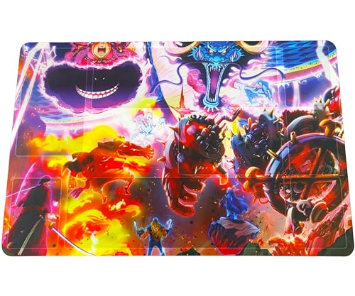 One Piece Card Game Playmat TCG Spielmatte (61 x 40 cm) | Supernova v Yonko Roof Top (with Field Zones) von JAW REX
