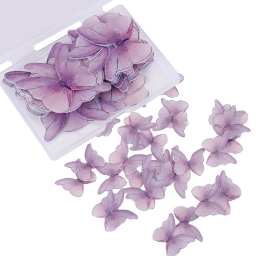 48 Stück Essbare Schmetterlings Kuchen Deckel, Schmetterlinge kuchen deko dreidimensional schmetterlinge deko torte Cupcake Topper tortendeko geburtstag mädchen geburtstagsfeier dekoration 48 Stück Essbare Schmetterlings Kuchen Deckel, Schmetterlinge kuchen deko dreidimensional schmetterlinge deko torte Cupcake Topper tortendeko geburtstag mädchen geburtstagsfeier dekoration von JAWSEU