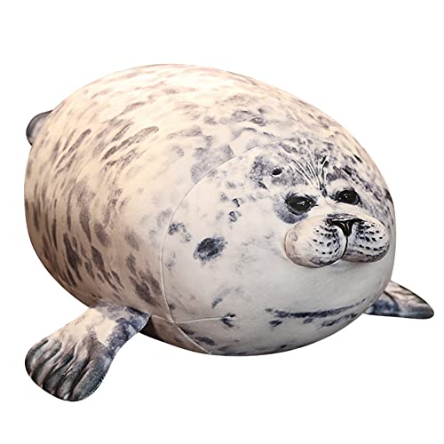 Chubby Blob Seal Pillow, Stuffed Animals Seal Plush Toy, Soft Cotton Plush Toys Hugging Pillow Doll Cushion Toys Stuffed Ocean Animals Doll Gifts for Kids and Adults, 30CM Chubby Blob Seal Pillow, Stuffed Animals Seal Plush Toy, Soft Cotton Plush Toys Hugging Pillow Doll Cushion Toys Stuffed Ocean Animals Doll Gifts for Kids and Adults, 30CM von JAWSEU