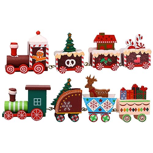 JAWSEU 2Pcs Weihnachten Holzzug Spielzeug, Holz Weihnachtszug Weihnachtszug Kleiner Zug Fensterdeko Weihnachten Zug Deko Weihnachtszug Spielzeug Weihnachtszug für Weihnachtsdekorationen JAWSEU 2Pcs Weihnachten Holzzug Spielzeug, Holz Weihnachtszug Weihnachtszug Kleiner Zug Fensterdeko Weihnachten Zug Deko Weihnachtszug Spielzeug Weihnachtszug für Weihnachtsdekorationen von JAWSEU