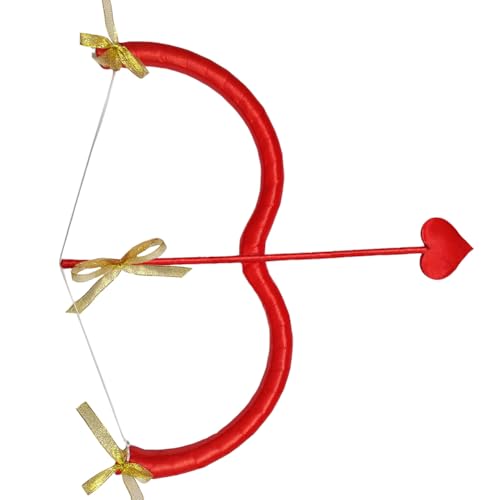 JAWSEU Amor Mini Bogen Pfeil Set Valentinstag Rot Amor Kostüm Cosplay Zubehör Halloween Amor Zubehör Engel Cosplay Prop Foto Requisiten Halloween Party Performance Supplies für Erwachsene Kinder JAWSEU Amor Mini Bogen Pfeil Set Valentinstag Rot Amor Kostüm Cosplay Zubehör Halloween Amor Zubehör Engel Cosplay Prop Foto Requisiten Halloween Party Performance Supplies für Erwachsene Kinder von JAWSEU
