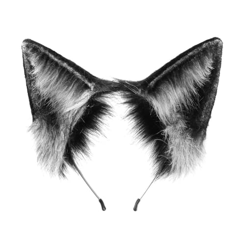 JAWSEU Katzen Ohren Haarschmuck Fuchsohren Stirnband, Cat Ears Stirnband Cosplay Haarband Plüsch Stirnband Faux Plüsch Tierohren Kopfschmuck Party Kostüm Haarschmuck Cosplay Kostüm Party Zubehör JAWSEU Katzen Ohren Haarschmuck Fuchsohren Stirnband, Cat Ears Stirnband Cosplay Haarband Plüsch Stirnband Faux Plüsch Tierohren Kopfschmuck Party Kostüm Haarschmuck Cosplay Kostüm Party Zubehör von JAWSEU