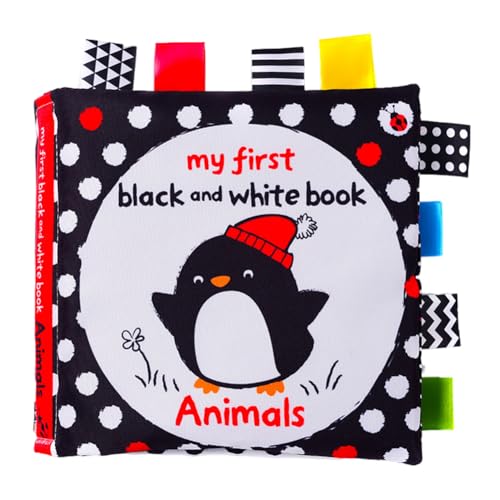 JAWSEU Kontrastbuch Schwarz Weiß, Baby Bücher Quiet Book Babyspielzeug Buch mit Quietsche Babybuch stoffbuch fühlbuch knisterbuch Stoffbücher Kinderwagen Spielzeug Baby Bücher Sensorik Spielzeug JAWSEU Kontrastbuch Schwarz Weiß, Baby Bücher Quiet Book Babyspielzeug Buch mit Quietsche Babybuch stoffbuch fühlbuch knisterbuch Stoffbücher Kinderwagen Spielzeug Baby Bücher Sensorik Spielzeug von JAWSEU