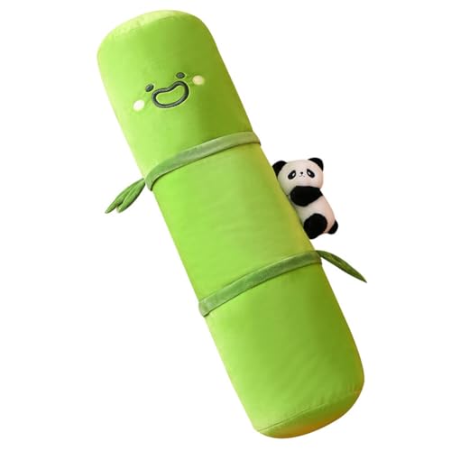 JAWSEU Langes Panda Plüsch Kissen Panda Kuscheltier mit Bambus Niedliches Panda Körper Kissen Plüsch Puppe Spielzeug Weiches Panda Stofftier Spielzeug Kawaii Sofakissen Geschenk für Kinder Freundin JAWSEU Langes Panda Plüsch Kissen Panda Kuscheltier mit Bambus Niedliches Panda Körper Kissen Plüsch Puppe Spielzeug Weiches Panda Stofftier Spielzeug Kawaii Sofakissen Geschenk für Kinder Freundin von JAWSEU