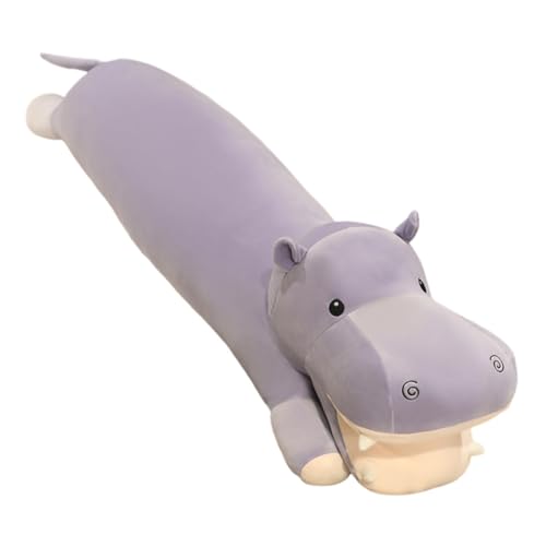 JAWSEU Nilpferd Kuscheltier Lange Süße Nilpferd Plüschtier Nilpferd Kissen Kuscheltier Schlafkissen Wurfkissen weiche Stofftier Spielzeug Sofakissen Seitenschläferkissen Zimmer Deko Plüschkissen JAWSEU Nilpferd Kuscheltier Lange Süße Nilpferd Plüschtier Nilpferd Kissen Kuscheltier Schlafkissen Wurfkissen weiche Stofftier Spielzeug Sofakissen Seitenschläferkissen Zimmer Deko Plüschkissen von JAWSEU