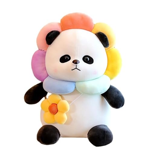 JAWSEU Panda Kuscheltier Panda Plüsch Kissen Niedliches Panda Körper Kissen Plüsch Puppe Spielzeug Weiches Panda Stofftier Spielzeug Flauschige Panda Puppe Wurfkissen Sofakissen Geschenk für Kinder von JAWSEU